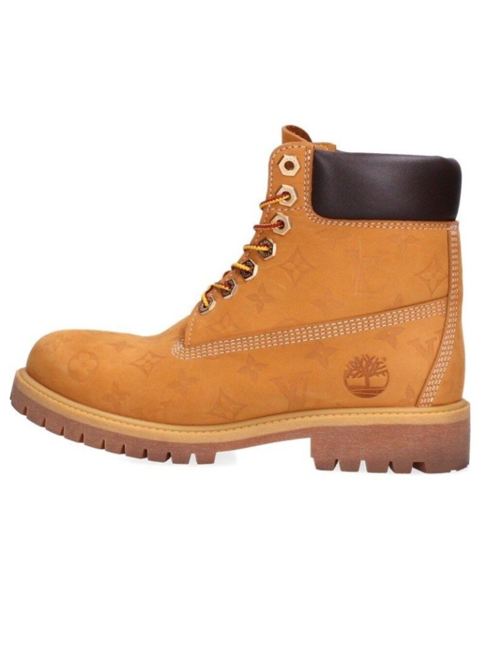 Louis Vuitton Timberland Leather Ankle Boot Monogram Boots